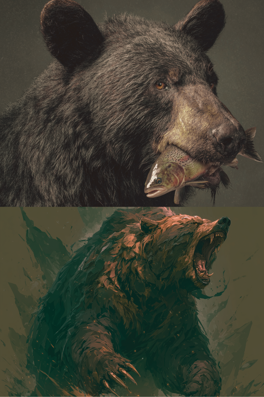 Brown Bear References for 3D Sculptors