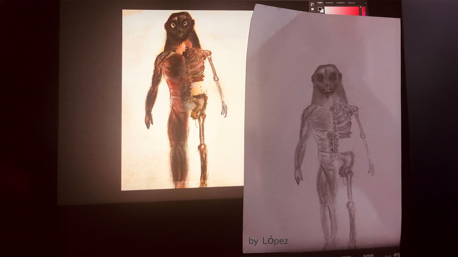 My work as an Artist. A character for my video game