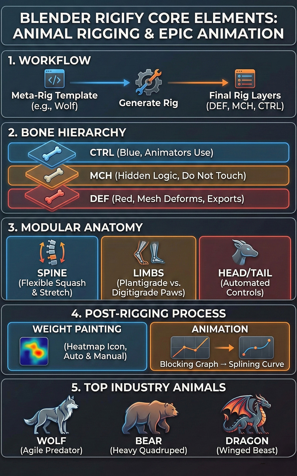 Blender Rigify for Rigging Animals and Making Epic Animations