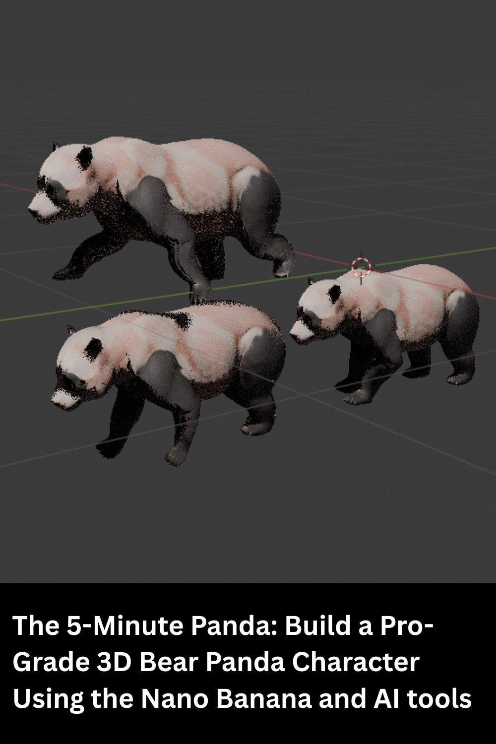 How to Create a Game-Ready 3D Panda from 2D Art with AI (2026)