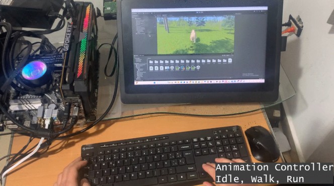 Idle, Walk, and Run Locomotion Animations in Unity with Animator Controller